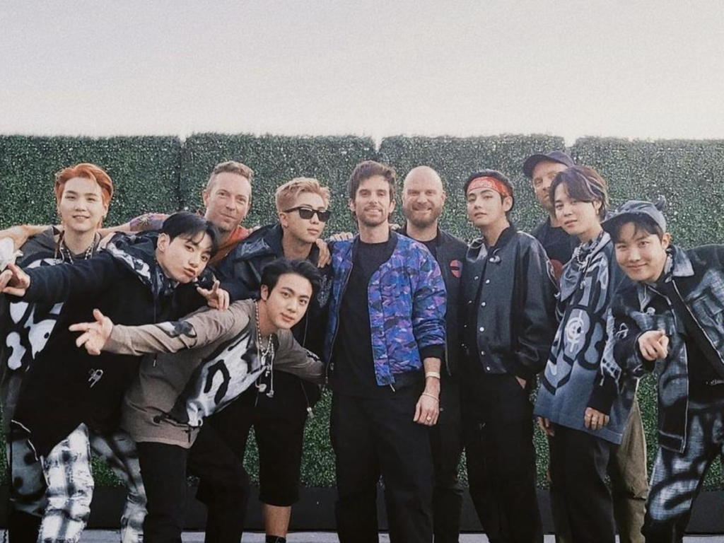 bts and coldplay